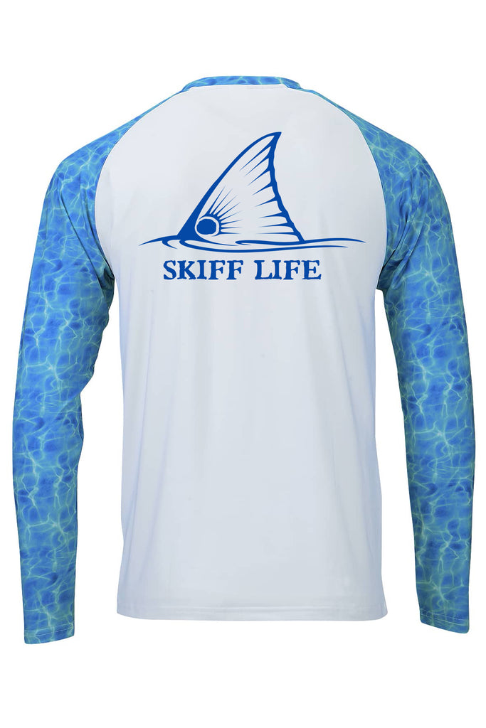 AquaTrek™ BLUE WATER Fishing Shirts - UV Protected +50 Sun Protection with Moisture Wicking Technology by Skiff Life - Skiff Life