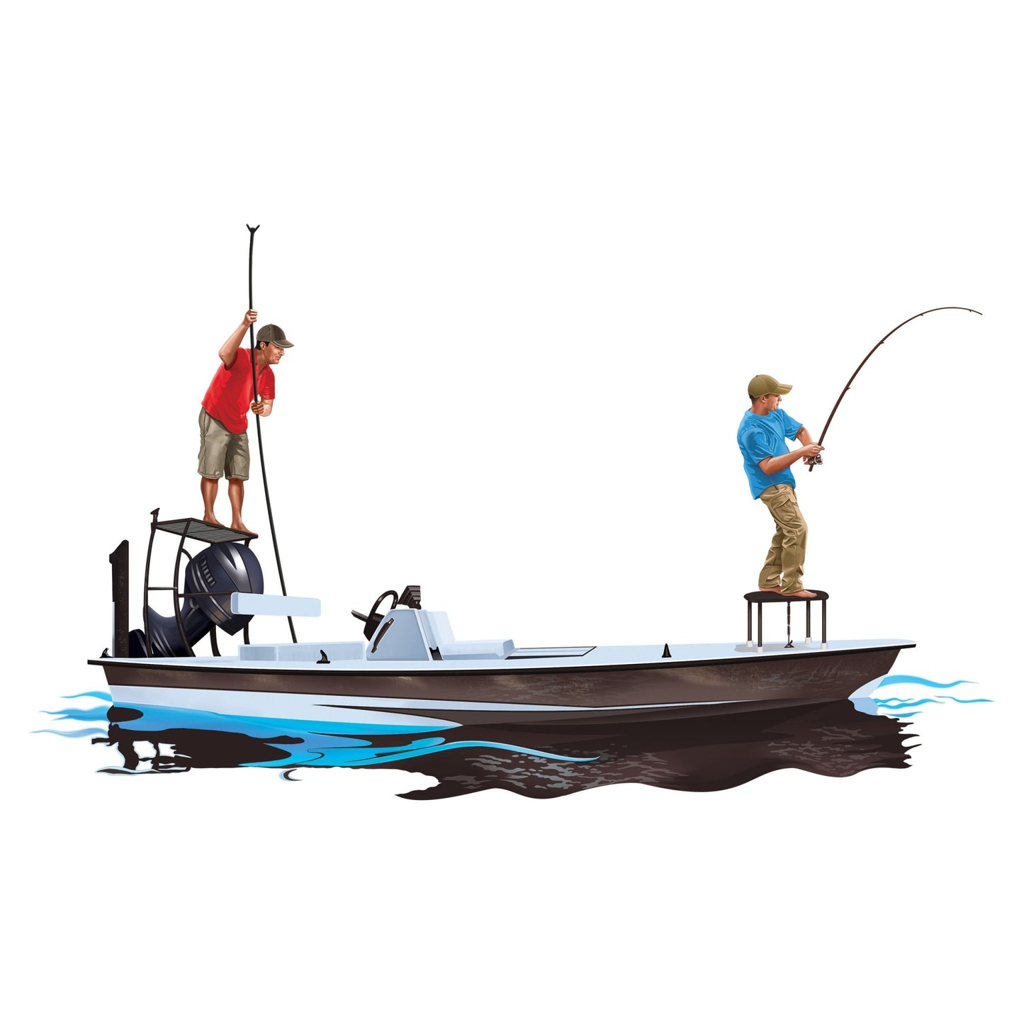 Fishing Shirt Poling Skiff - Skiff Life