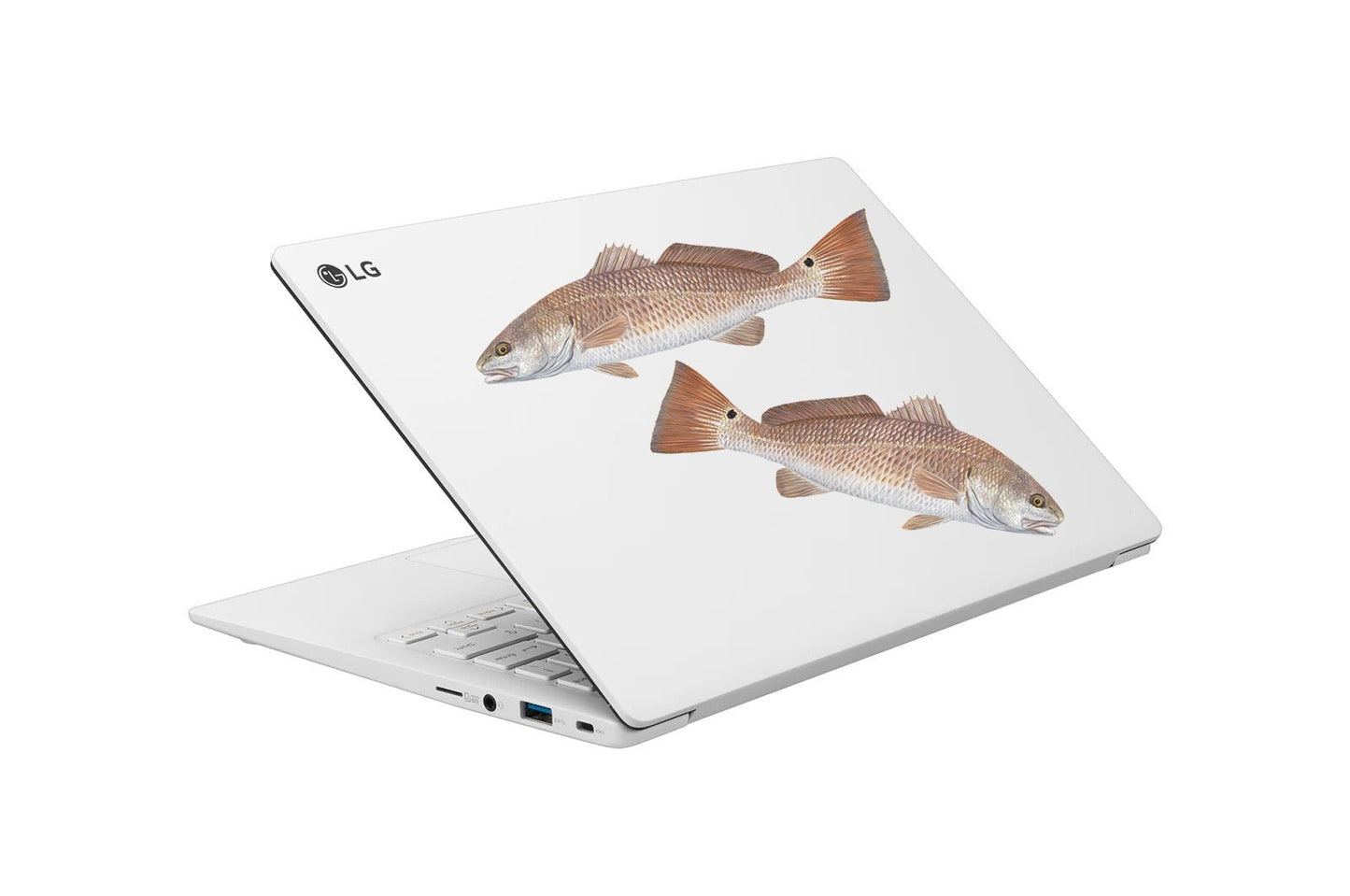 Qty. 2 Redfish Decal Red Drum Fishing Decals YETI Cup Decals - Skiff Life