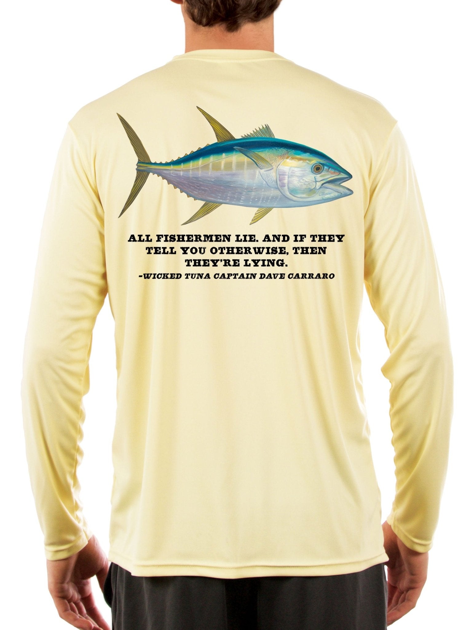Wicked Tuna Fishing Shirts for Men Long Sleeve, Moisture Wicking