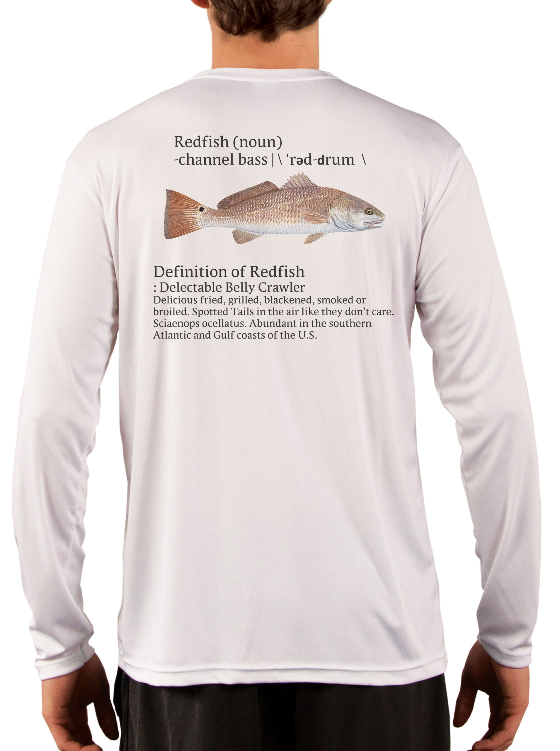 Men's Performance Fishing T-Shirt - Tails Up