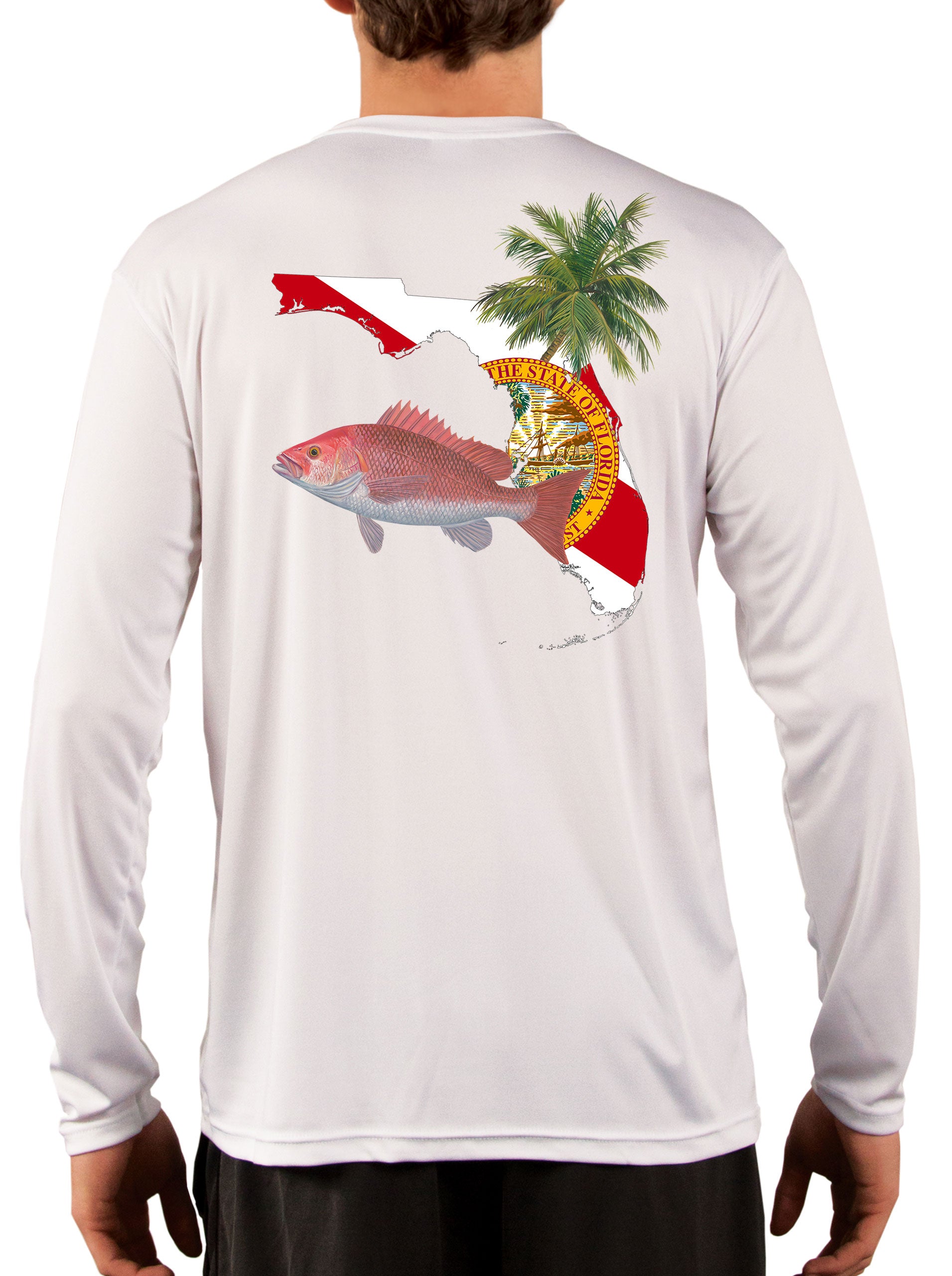 Red Snapper Florida Men's Fishing Shirt – Skiff Life