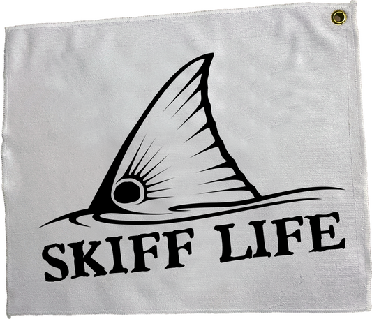 Custom Boat Towel with Brass Grommet by Skiff Life - Skiff Life