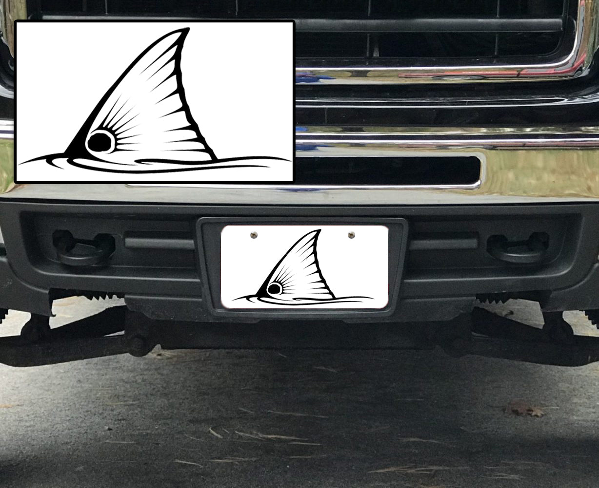 Fishing Front Vehicle License Plate Frame Cover - Skiff Life