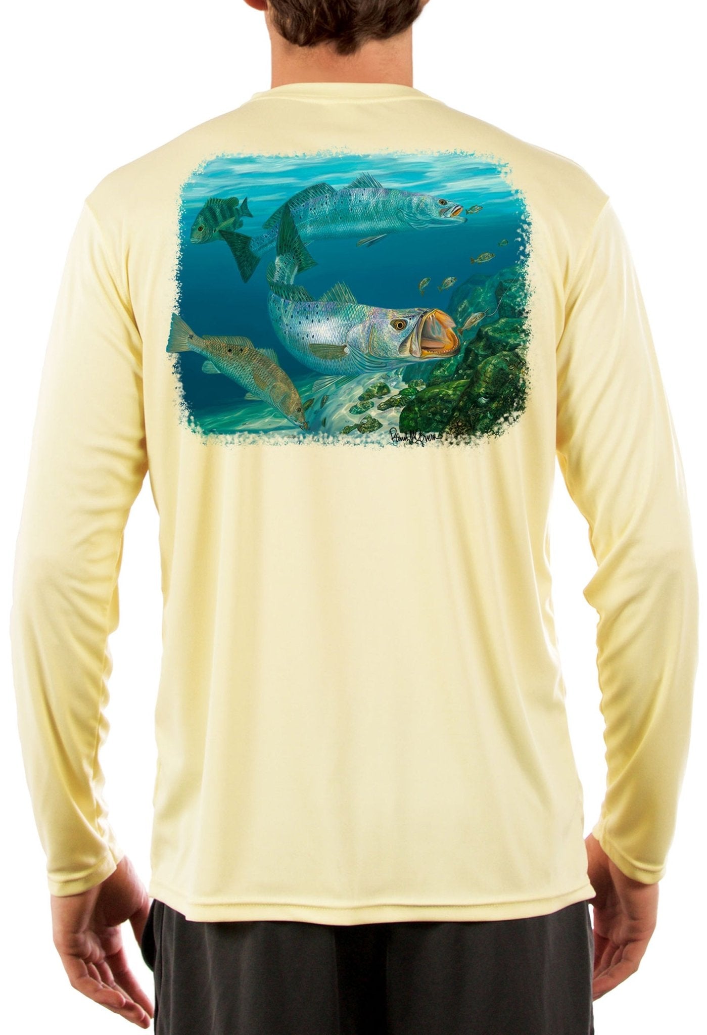 Baitchasers Redfish Sheepshead Trout Skiff Life Fishing Shirts For Men - Skiff Life
