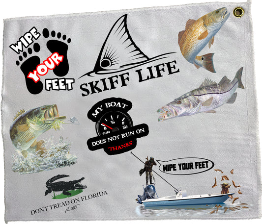 Redfish Fishing Hoodie optional Flag Sleeve – Skiff Life