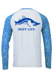 AquaTrek™ BLUE WATER Fishing Shirts - UV Protected +50 Sun Protection with Moisture Wicking Technology by Skiff Life - Skiff Life