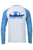 AquaTrek™ BLUE WATER Fishing Shirts - UV Protected +50 Sun Protection with Moisture Wicking Technology by Skiff Life - Skiff Life