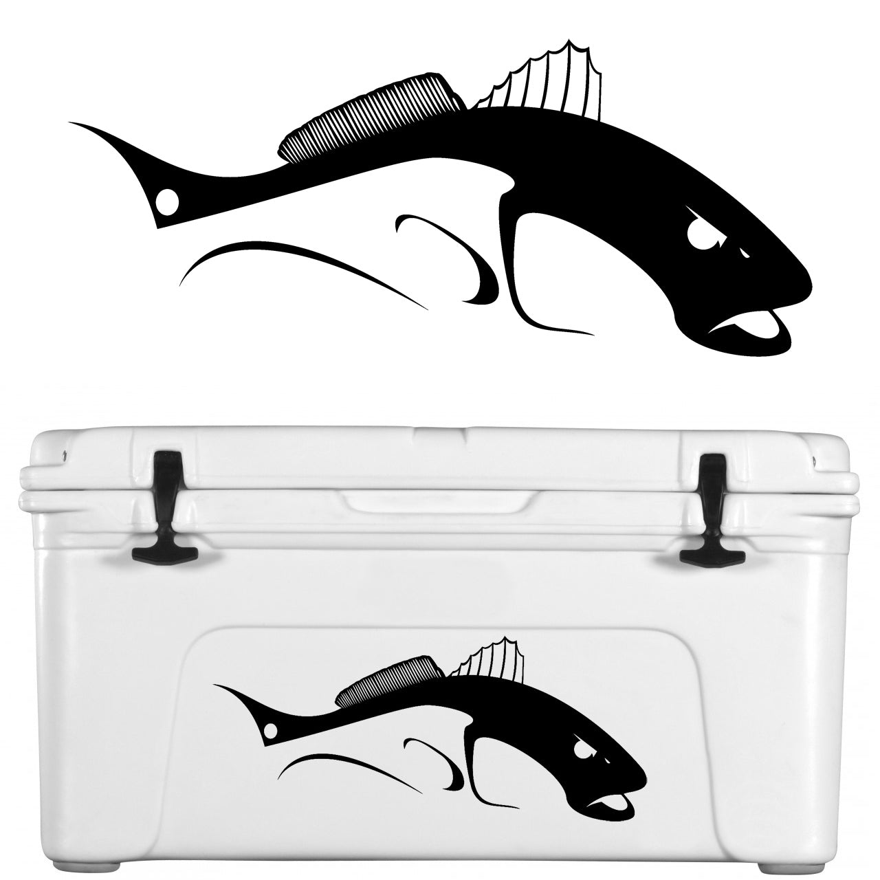 Bull Redfish Red Drum Fish Decals – Skiff Life