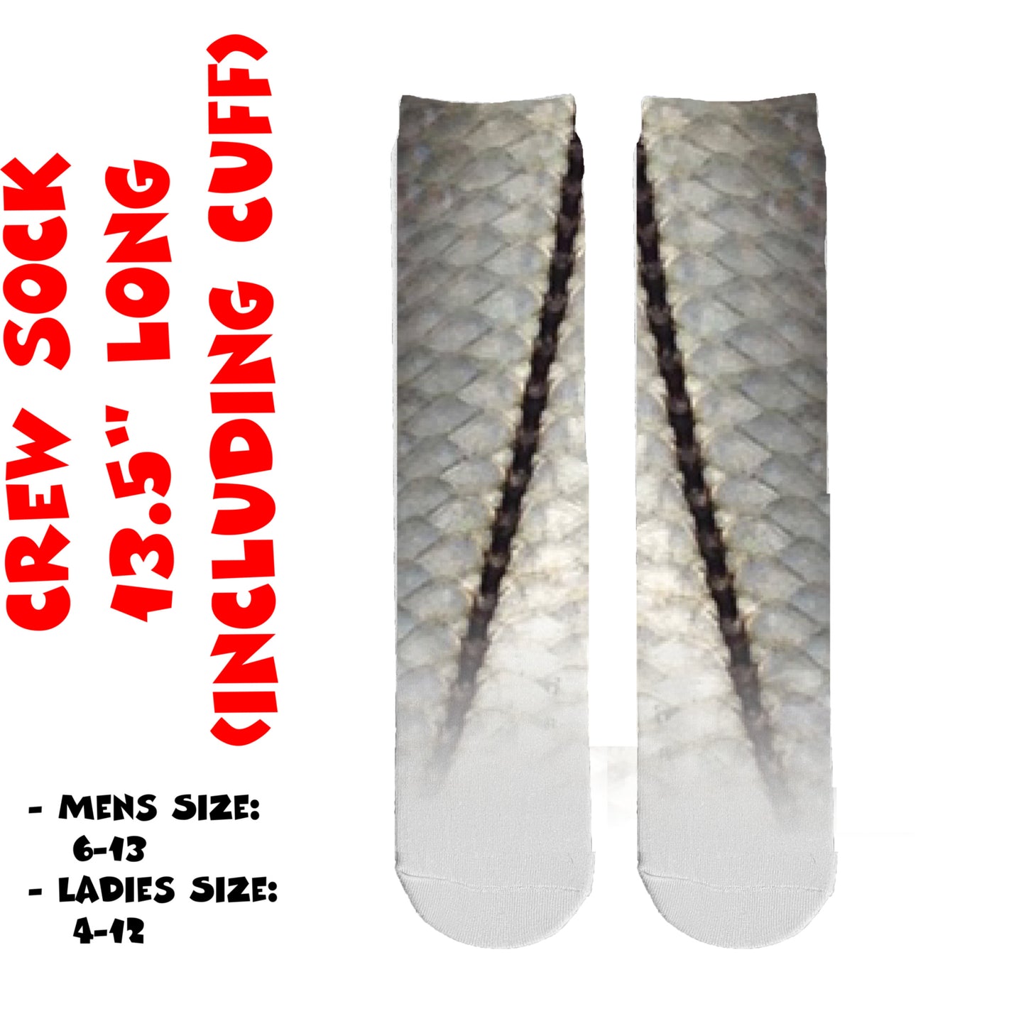 Snook Scale Fishing and Boat Socks - Skiff Life