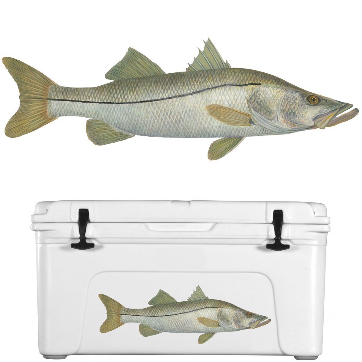 Florida Snook Fish Decal | UV-Protected Vinyl Snook Sticker for Cars ...