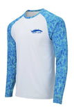 AquaTrek™ BLUE WATER Fishing Shirts - UV Protected +50 Sun Protection with Moisture Wicking Technology by Skiff Life - Skiff Life