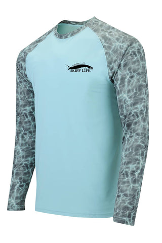 AquaTrek™ SEA FOAM Fishing Shirts - UV Protected +50 Sun Protection with Moisture Wicking Technology by Skiff Life - Skiff Life