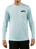 Redfish Hunting Blue Crab Fishing Shirts Men's Quick Dry Lightweight UPF 50+ Long Sleeve Shirts Rash Guard Swim Shirts Hiking Shirts Moisture Wicking by Skiff Life - Skiff Life