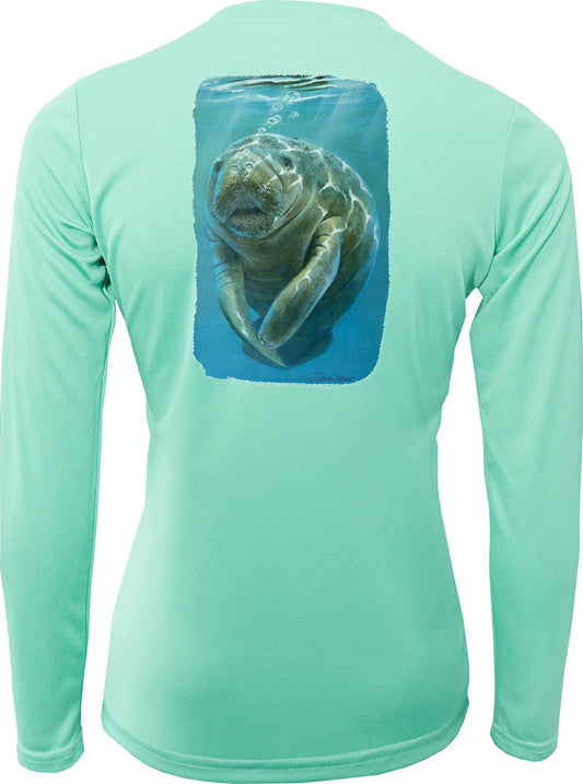 Manatee TShirt for Women by Skiff Life - Skiff Life