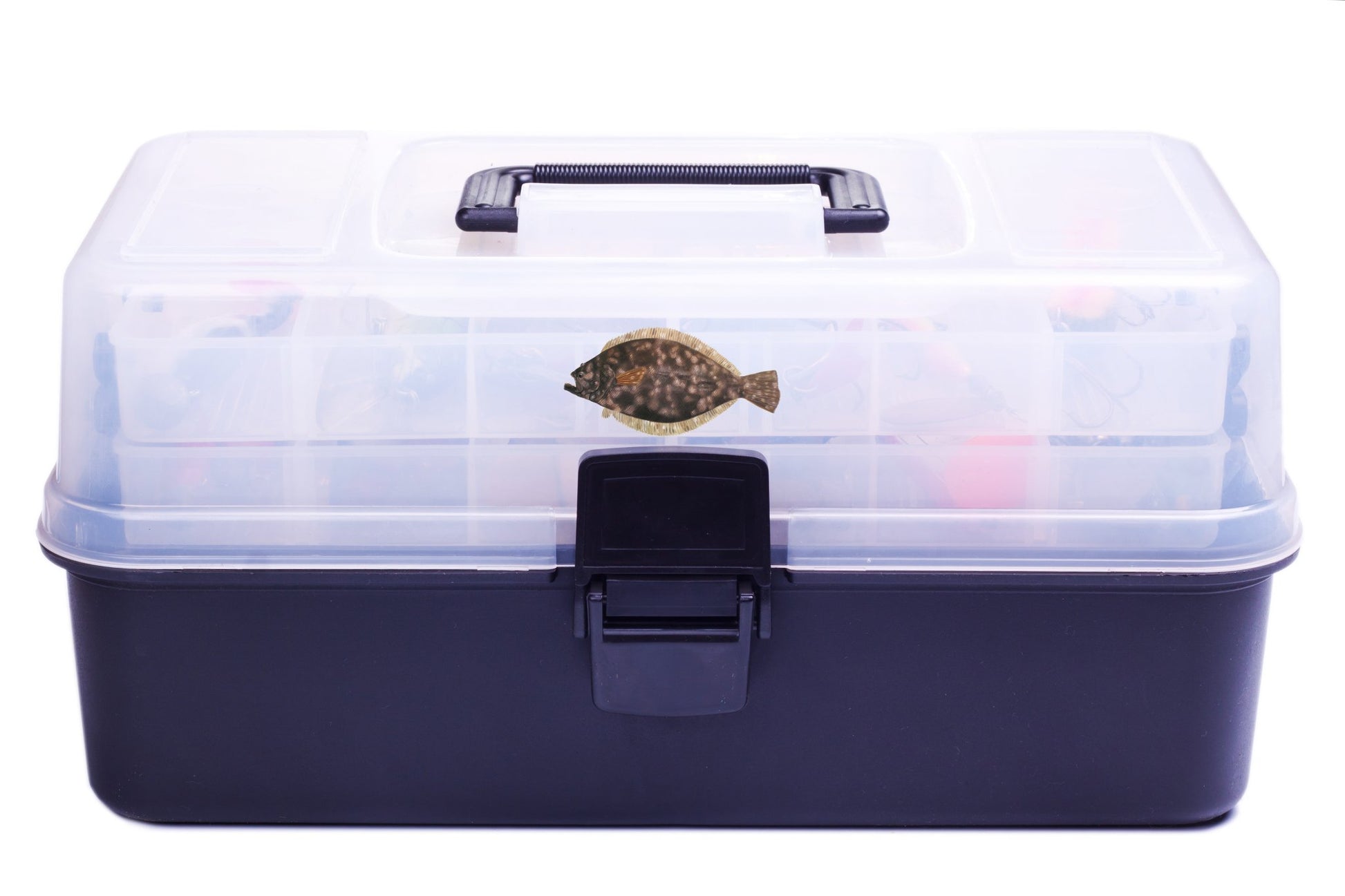 flounder tackle box Skiff Life Flounder Fishing Decal Sticker
