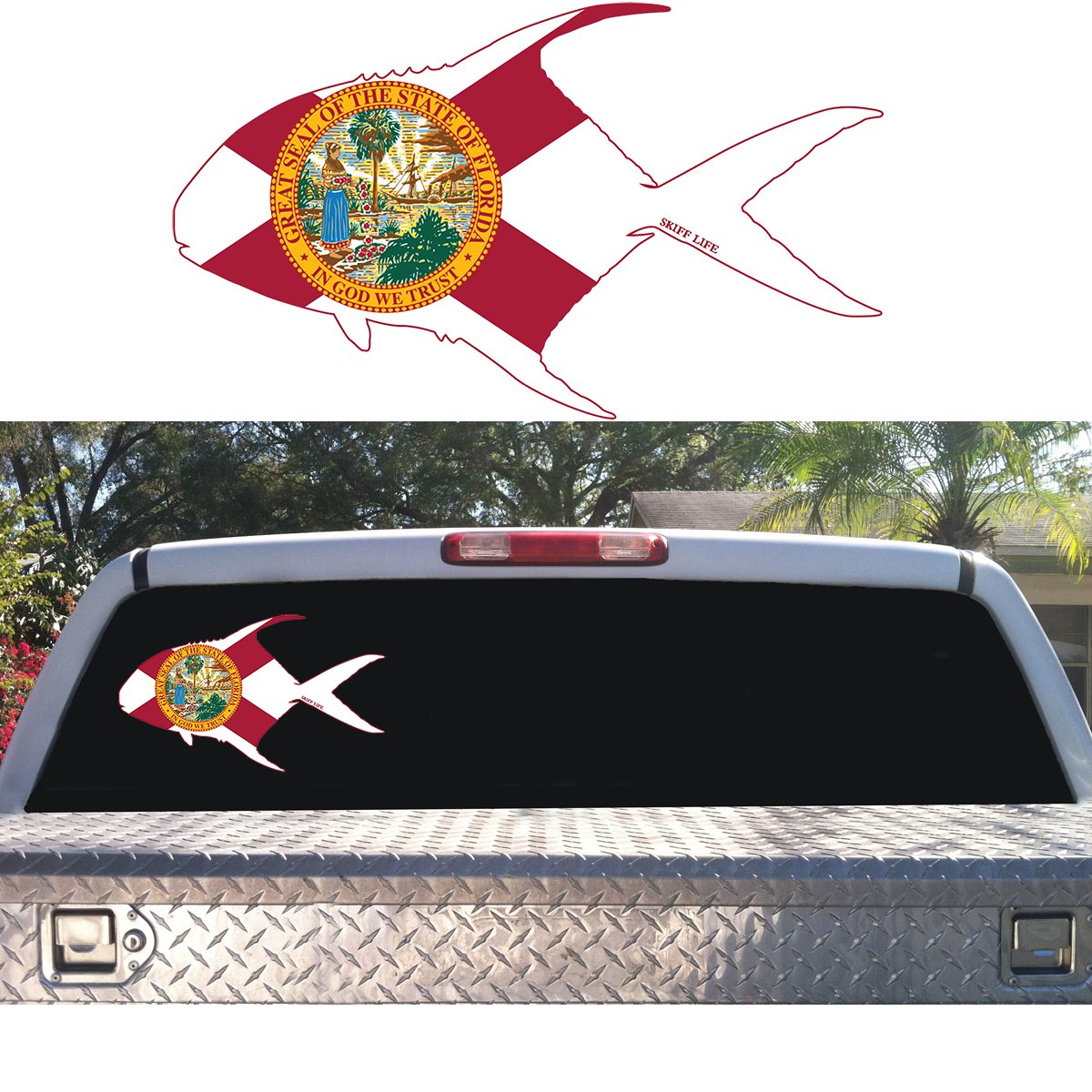Permit Fish Sticker Permit Fish Decals – Skiff Life