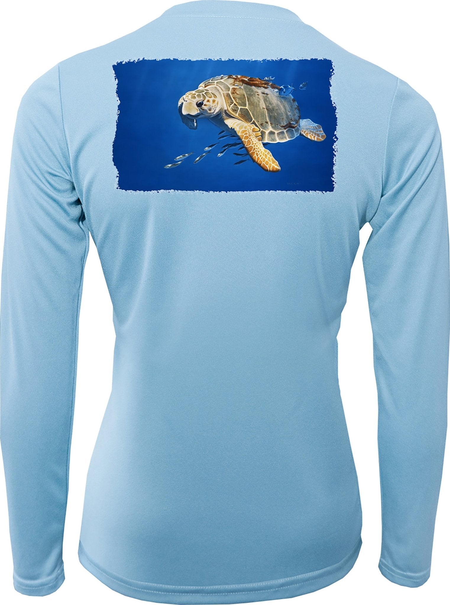 Sea Turtle Shirt for Women featuring Loggerhead by Skiff Life - Skiff Life