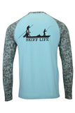 AquaTrek™ SEA FOAM Fishing Shirts - UV Protected +50 Sun Protection with Moisture Wicking Technology by Skiff Life - Skiff Life