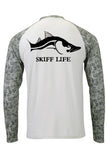 AquaTrek™ SMOKE Fishing Shirts - UV Protected +50 Sun Protection with Moisture Wicking Technology by Skiff Life - Skiff Life