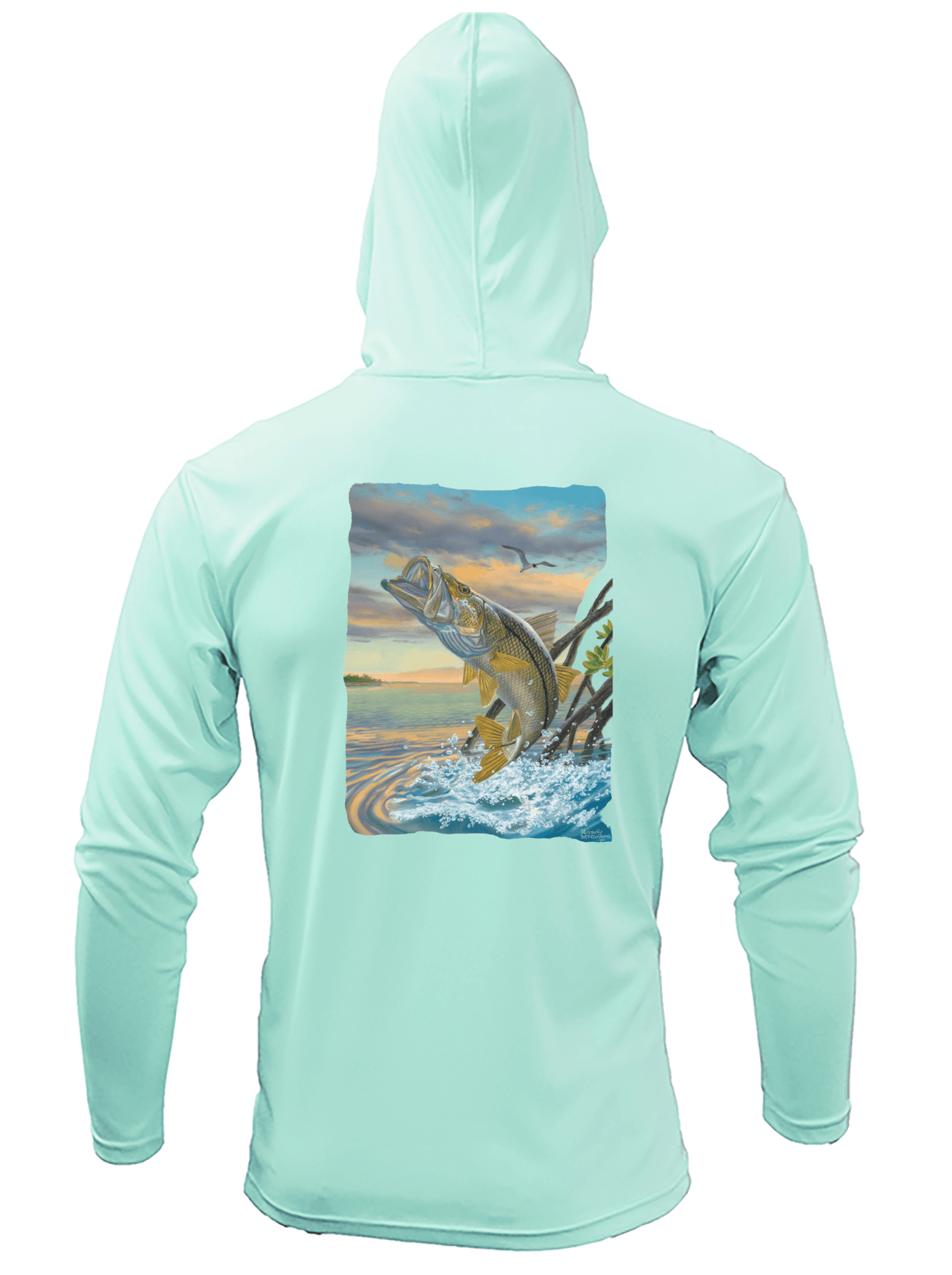 Snook Dance LS Fishing Hoodie by Randy McGovern - Skiff Life