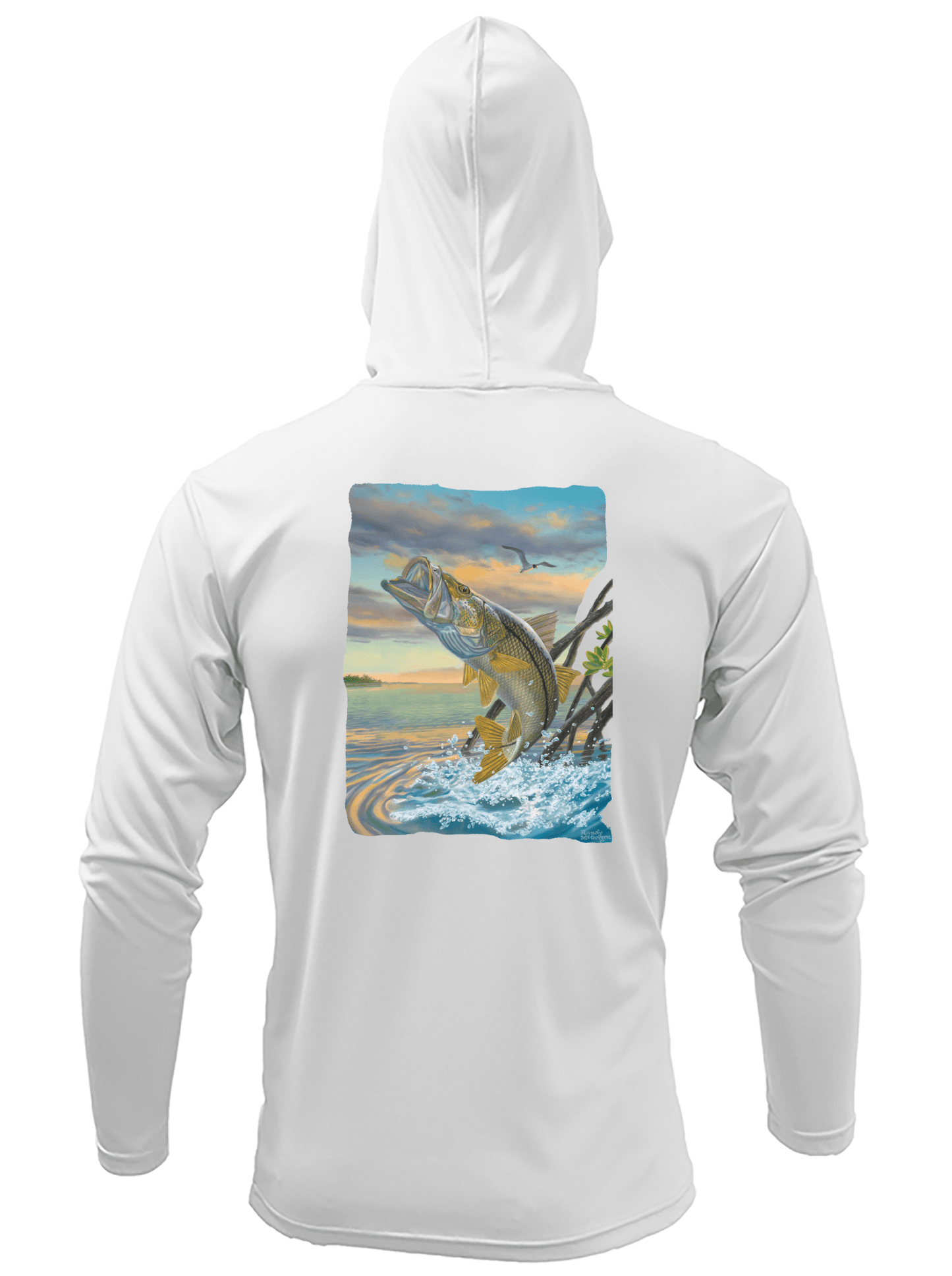 Snook Dance LS Fishing Hoodie by Randy McGovern - Skiff Life