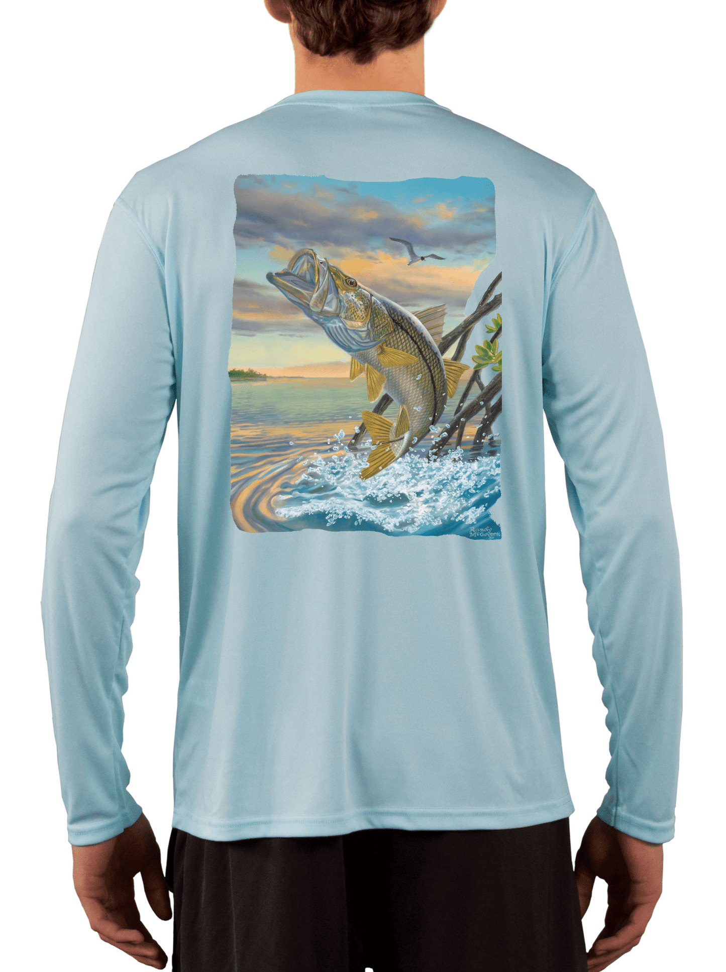 Snook Dance LS Shirt by Randy McGovern - Skiff Life