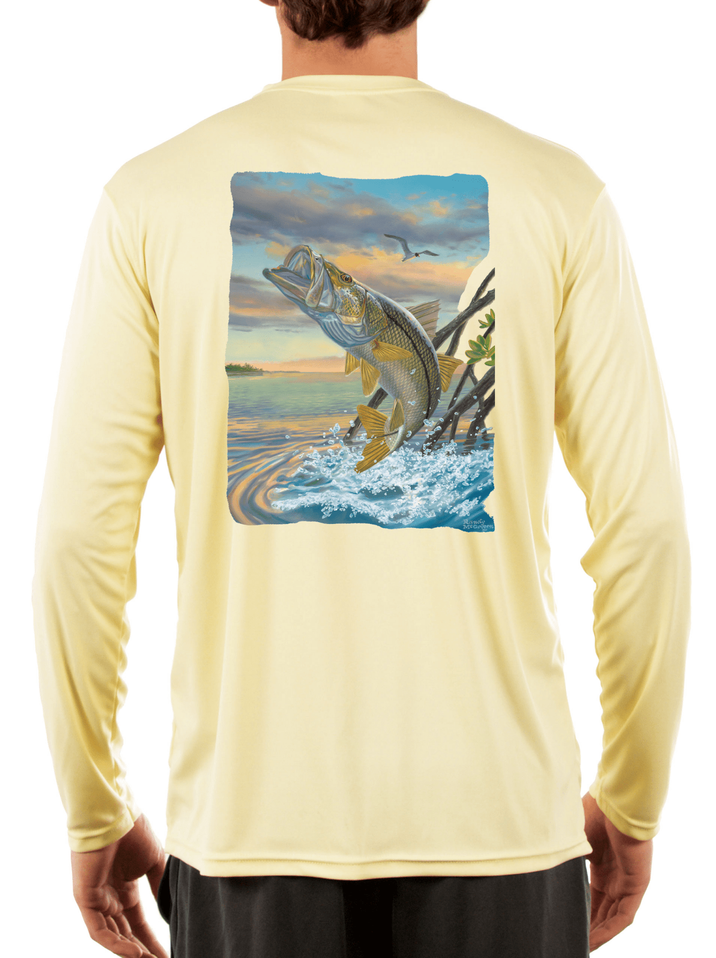 Snook Dance LS Shirt by Randy McGovern - Skiff Life