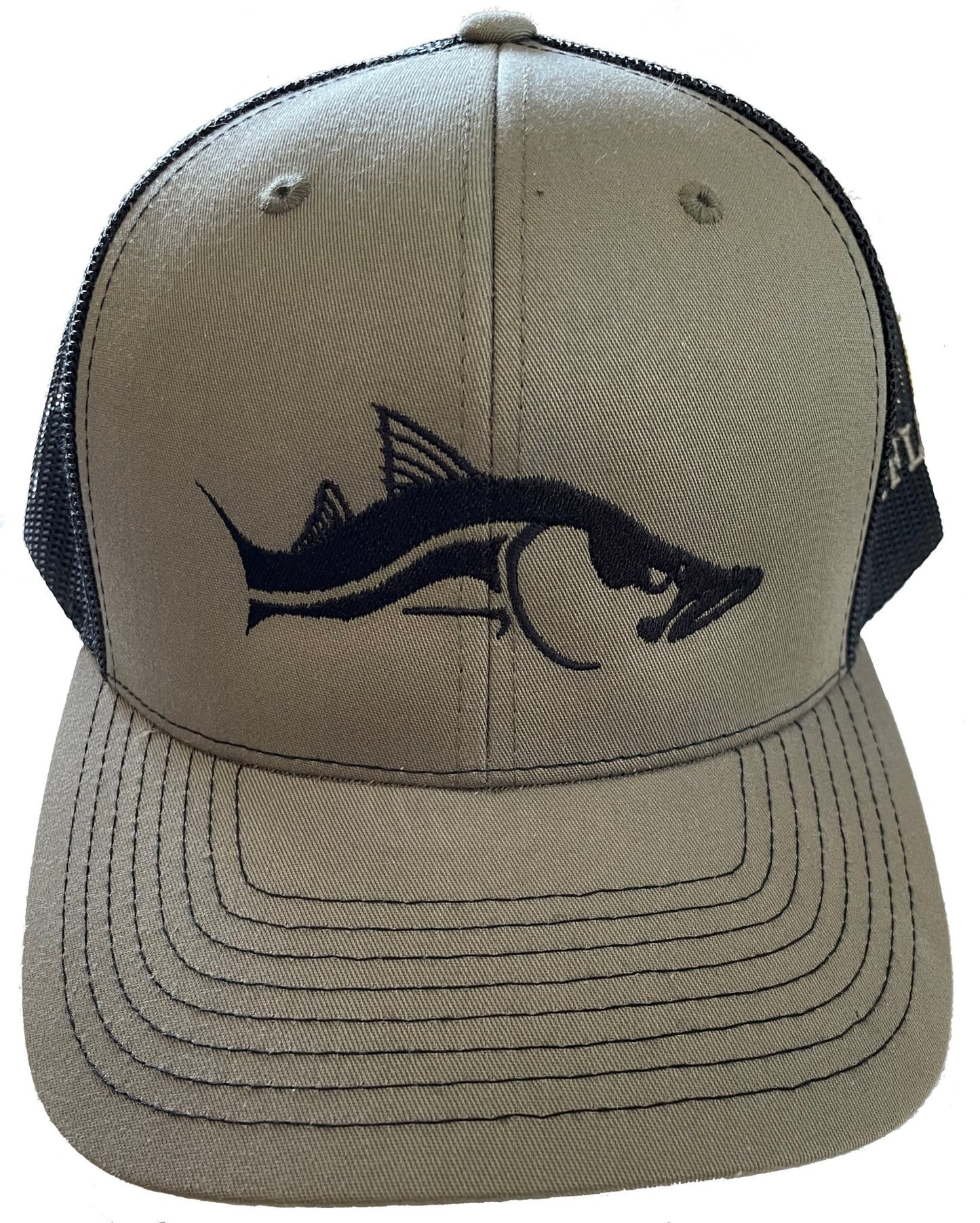 Snook Fishing Hat Olive/Loden with Black Meshback RICHARDSON Trucker - Skiff Life