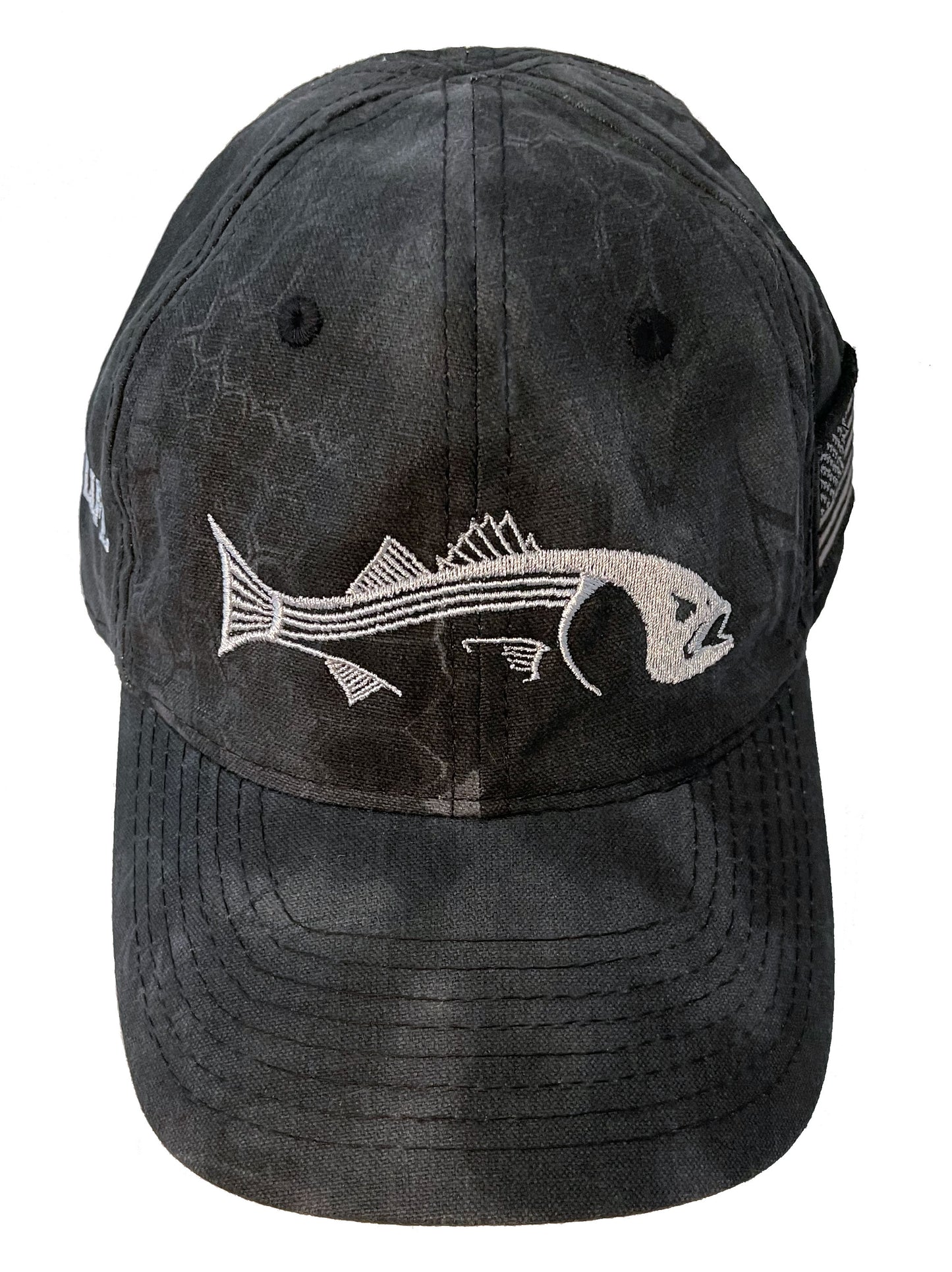 Striped Bass Kryptek Black Camo Striper Fishing Hat