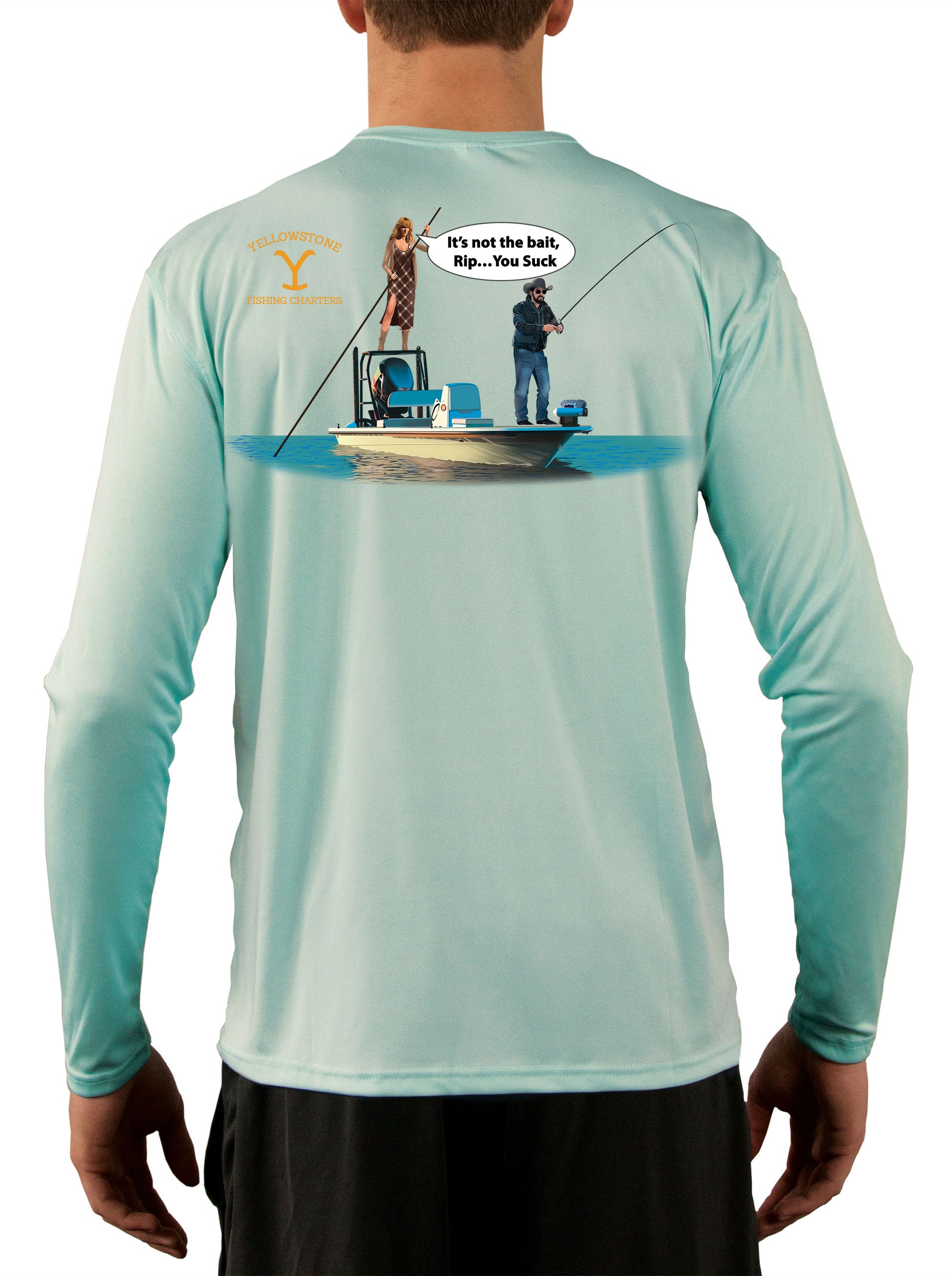 Performance Fishing Shirt UPF 50+ Dri Fit Mens Tech Long Sleeve Shirt  (Small) : : Clothing, Shoes & Accessories