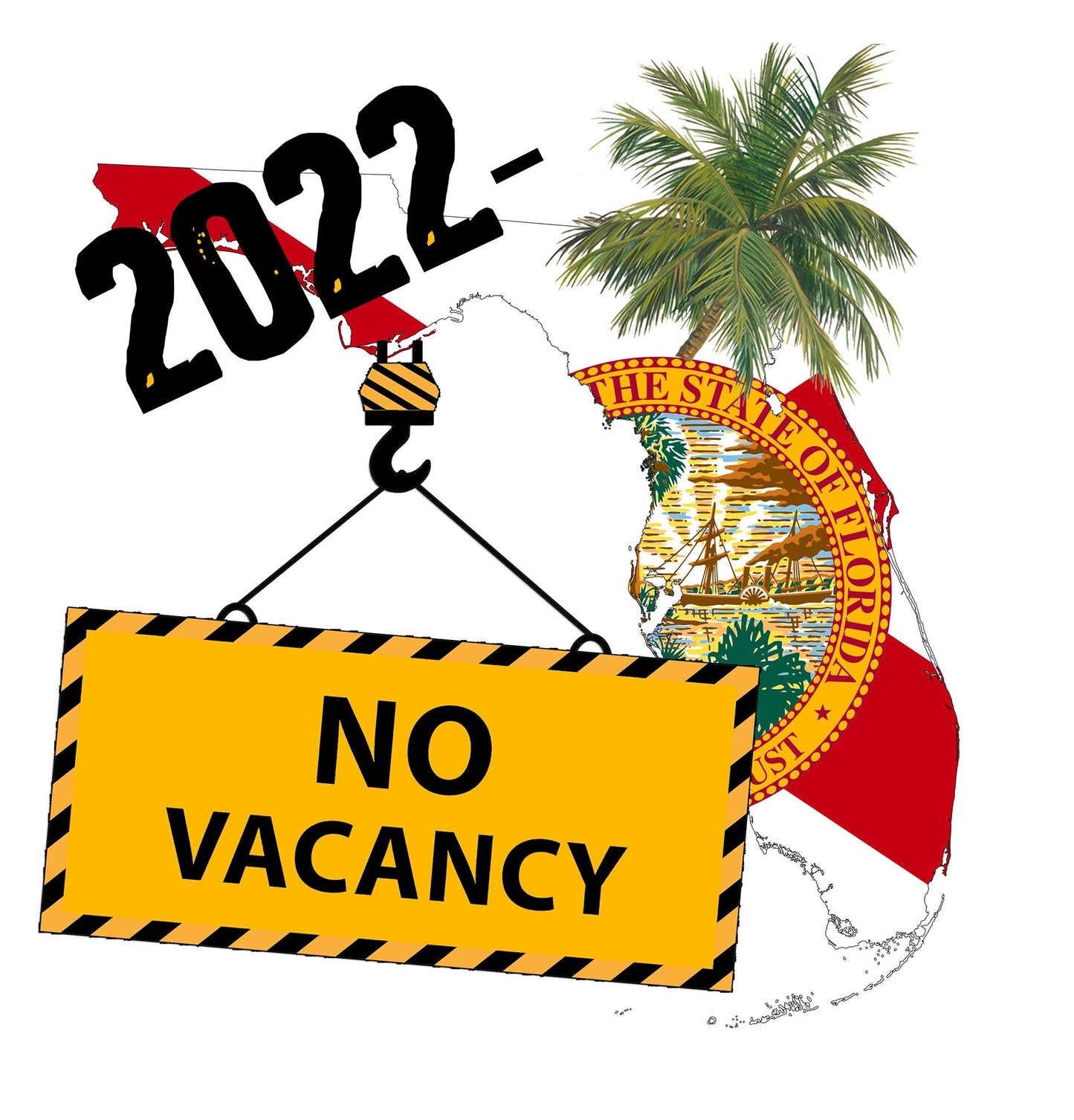Florida No Vacancy 2022- and Beyond Fishing Shirt - Skiff Life
