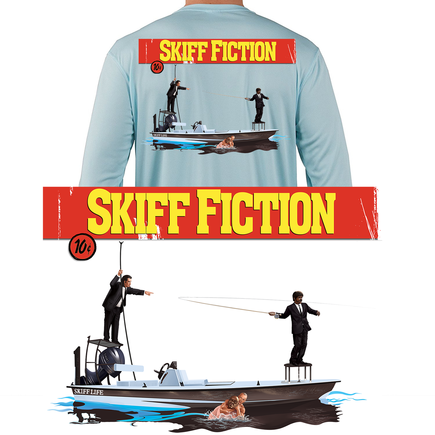 Skiff Fiction Fishing Shirt - Skiff Life