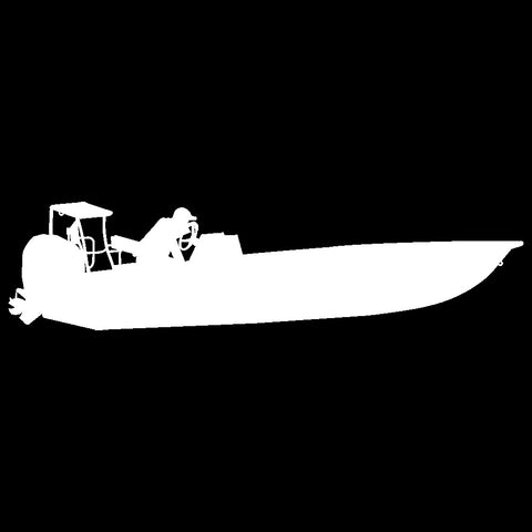Flats Skiff Boat Decal - Skiff Life