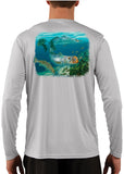 Baitchasers Redfish Sheepshead Trout Skiff Life Fishing Shirts For Men - Skiff Life