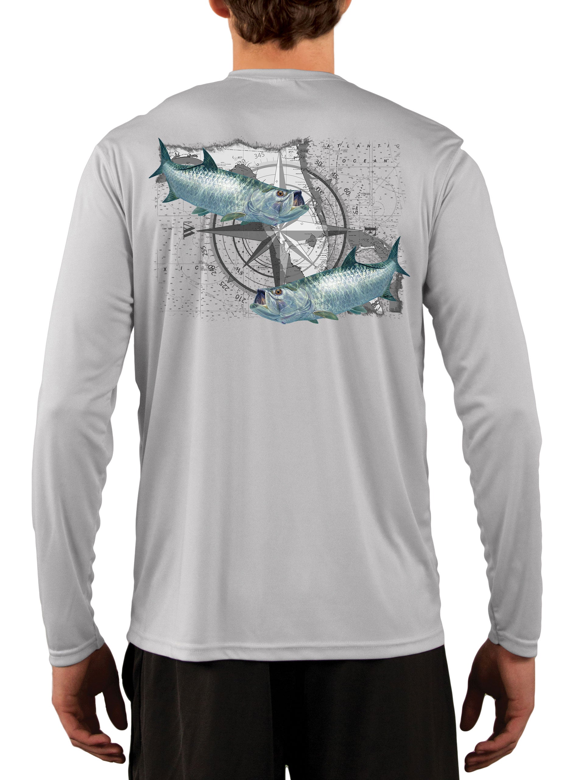 Tech Fishing Shirt Tackle Box Graphite