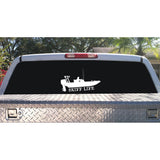 Flats In Shore Fishing Decal Stickers by Skiff Life - Skiff Life