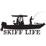T-Top Boat Shirt Design Long Sleeve Mens Fishing Shirt - Skiff Life