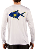Conch Republic Flag Permit Florida Keys Fishing Shirt - Skiff Life