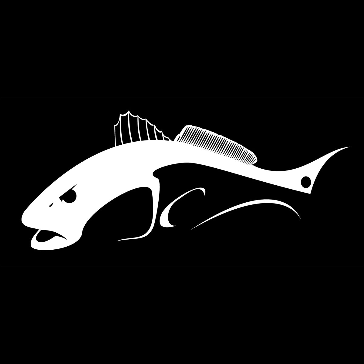 Redfish Decals Bull Redfish - Skiff Life