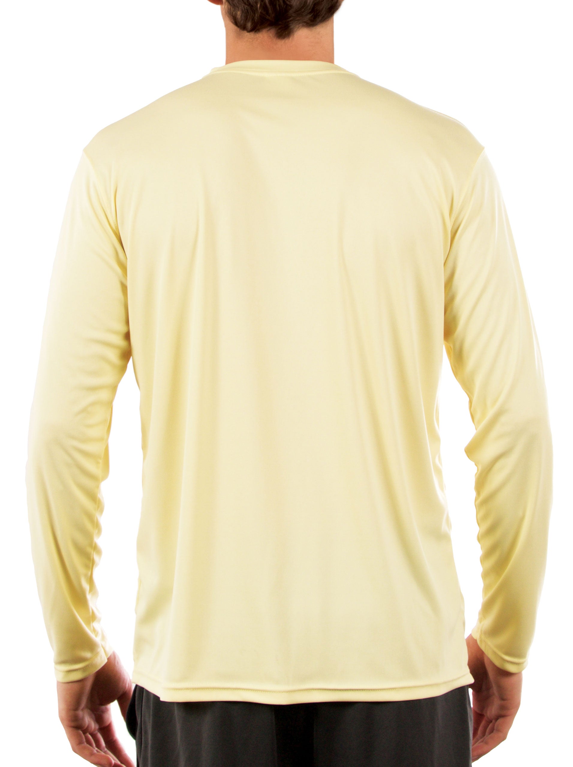 Fishing Shirts Men's Quick Dry Lightweight UPF 50+ Long Sleeve Shirts Rash Guard Swim Shirts Hiking Shirts Moisture Wicking 4XL / White