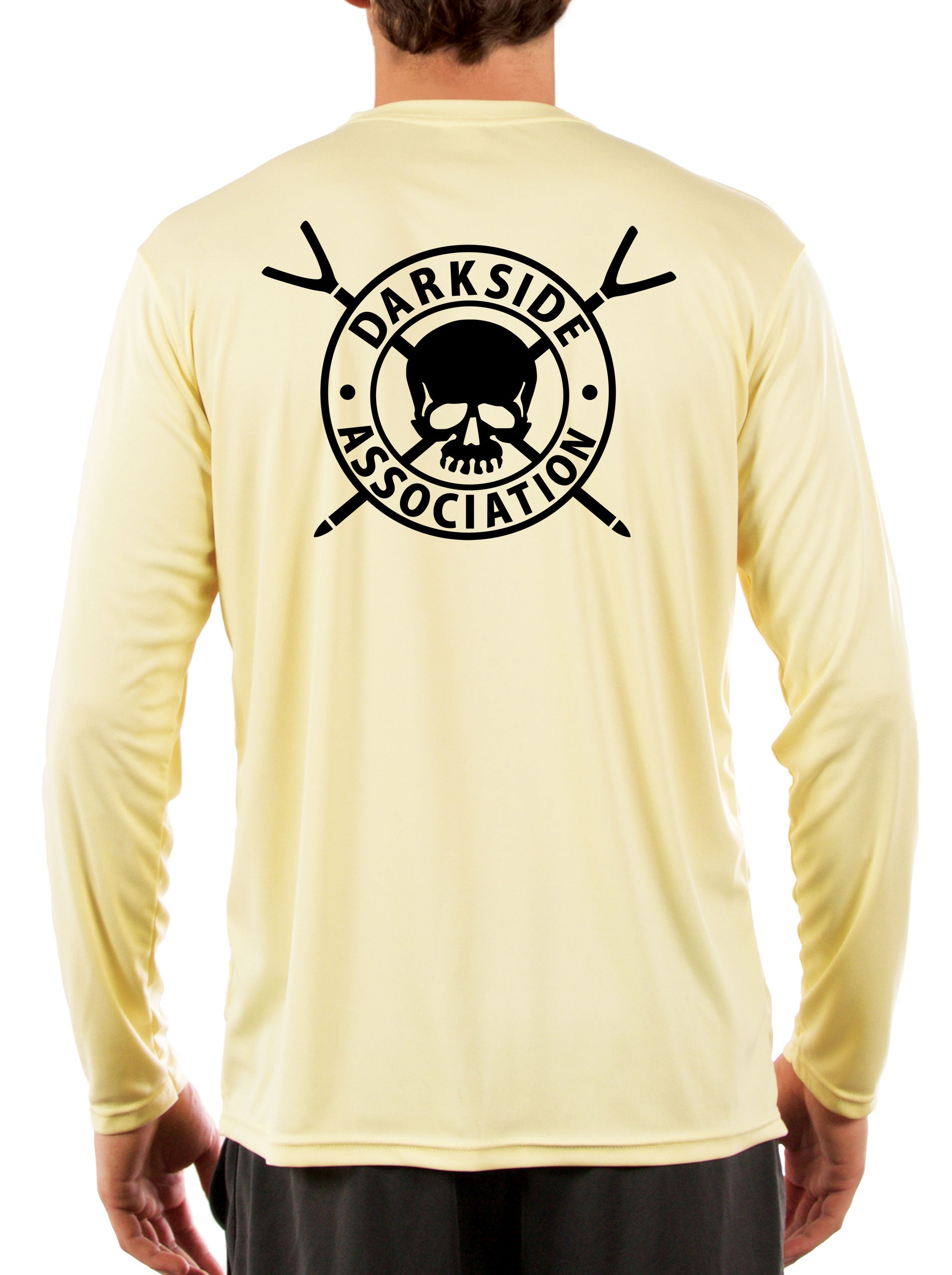 Darkside Association Skiff Fishing Shirts for Men Extra Large / Yellow