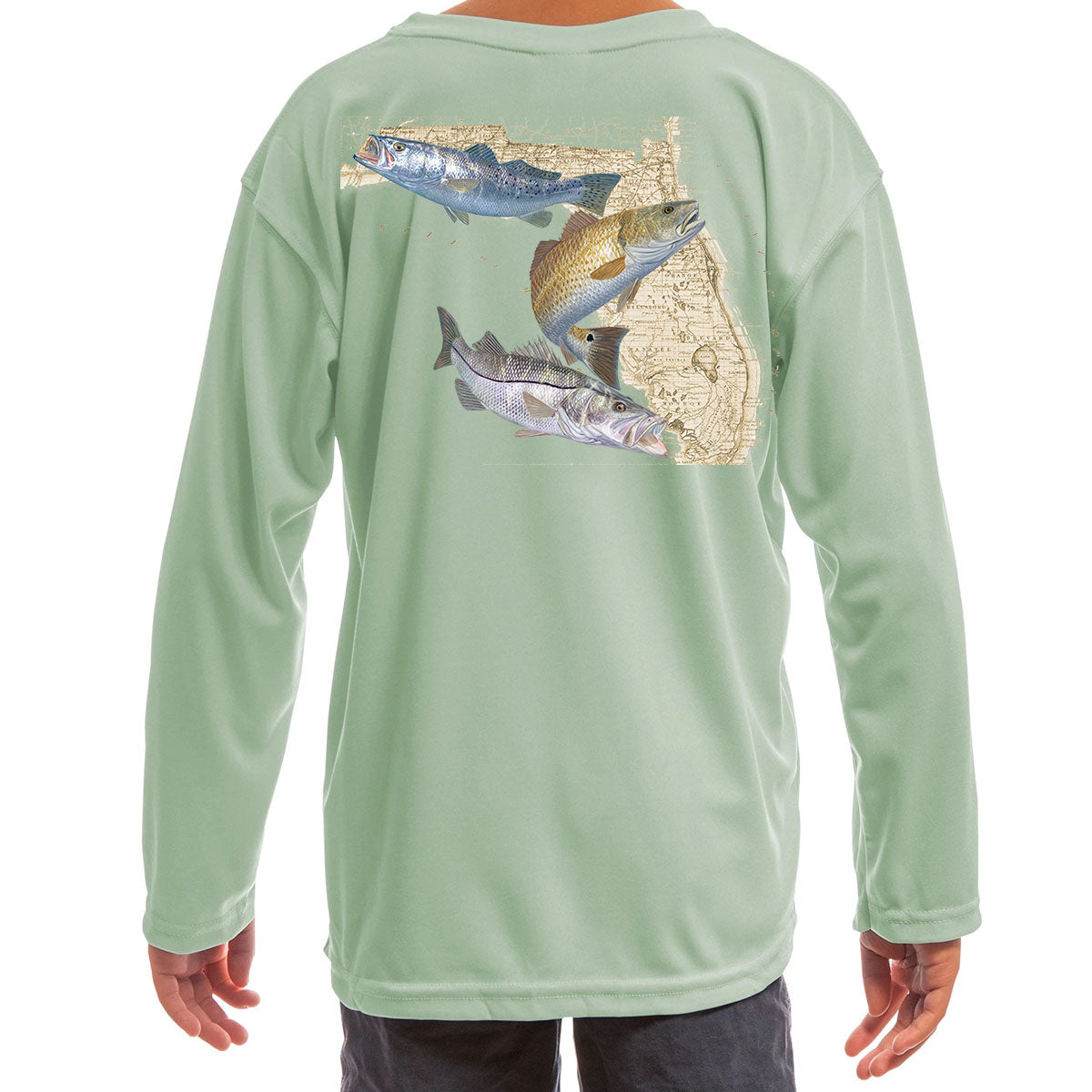 Kids Fishing Shirt, Mountain Trout, Toddler Fly Fishing Shirt